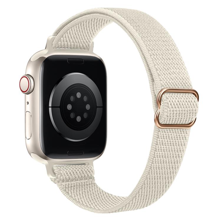 xDfind Ladder Buckle Small Waist Elastic Nylon Watch Band, For Apple Watch 42 / 44 / 45 / 46 / 49mm