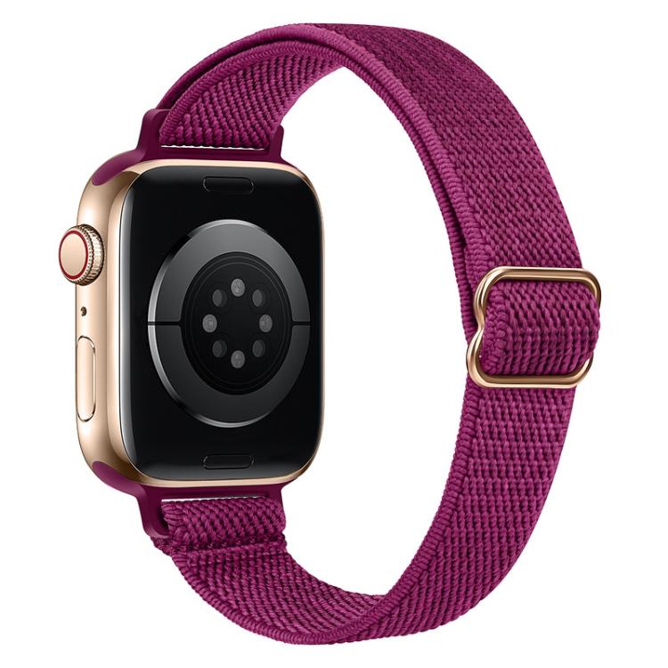 xDfind Ladder Buckle Small Waist Elastic Nylon Watch Band, For Apple Watch 38 / 40 / 41 / S10 42mm