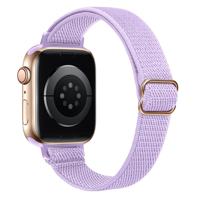xDfind Ladder Buckle Small Waist Elastic Nylon Watch Band, For Apple Watch 38 / 40 / 41 / S10 42mm