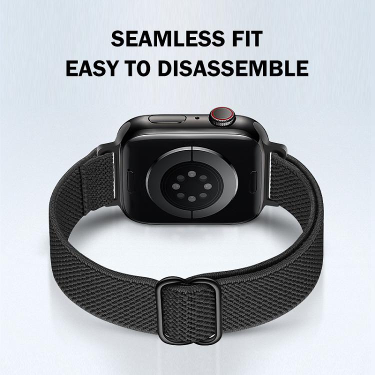 xDfind Ladder Buckle Small Waist Elastic Nylon Watch Band, For Apple Watch 38 / 40 / 41 / S10 42mm