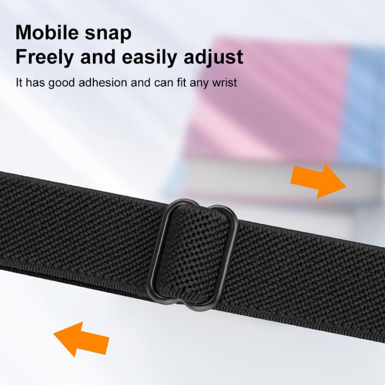xDfind Ladder Buckle Small Waist Elastic Nylon Watch Band