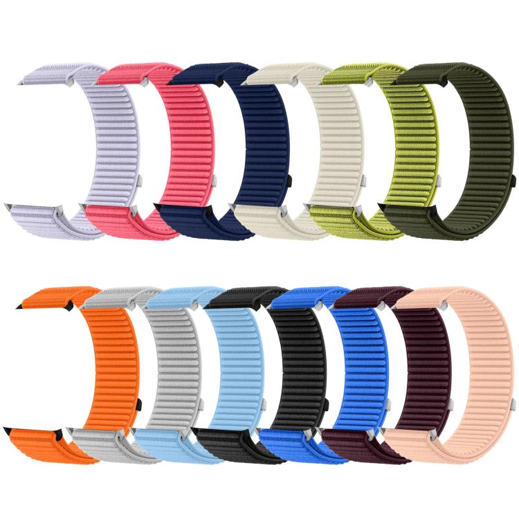 xDfind Woven Nylon Hook And Loop Fastener Watch Band