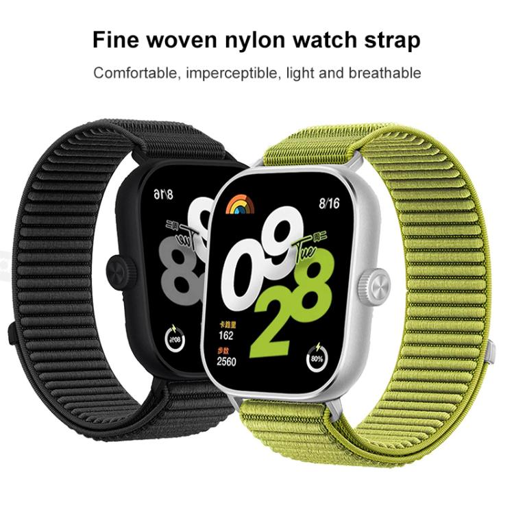 xDfind Woven Nylon Hook And Loop Fastener Watch Band, For Xiaomi Smart Band 9 Pro/8 Pro/Redmi Watch 5/4