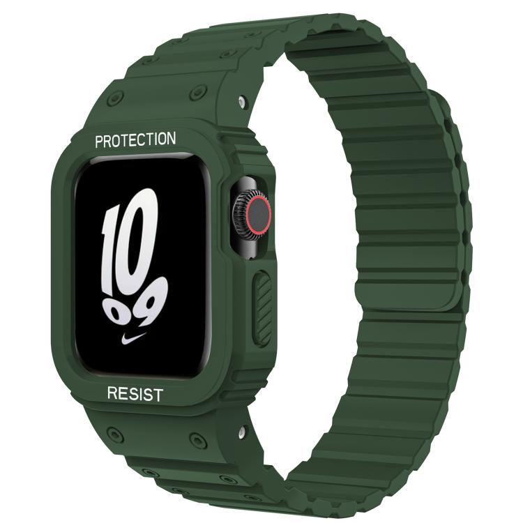 xDfind Magnetic Silicone Watch Band with Integrated Watch Cover, For Apple Watch Series 10 / 11 46mm