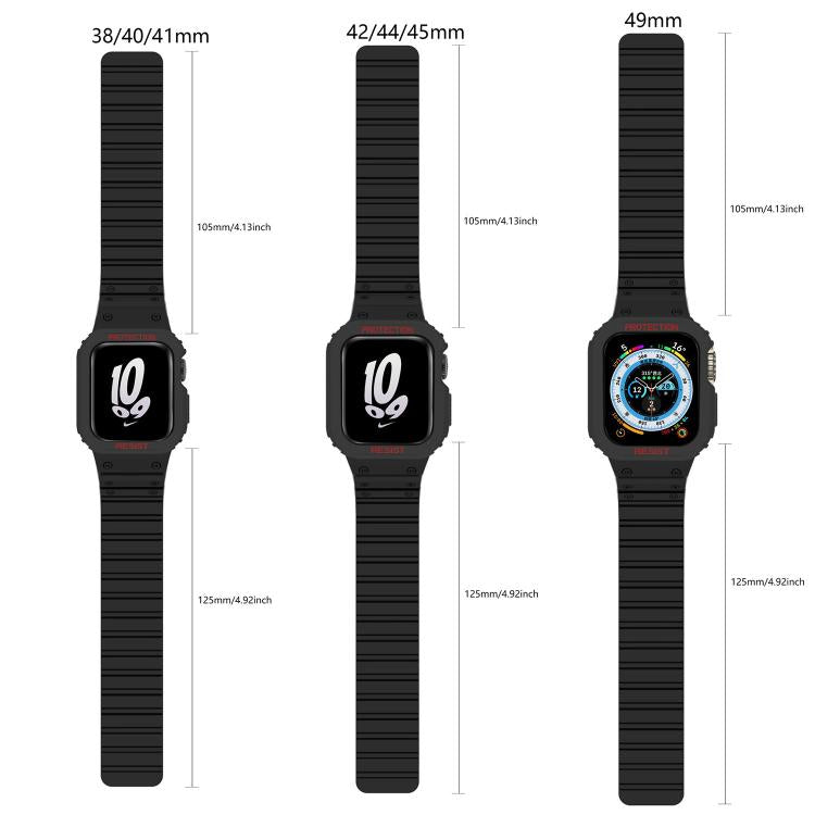 xDfind Magnetic Silicone Watch Band with Integrated Watch Cover, For Apple Watch 38 / 41mm
