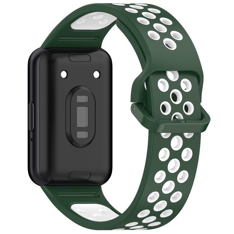 xDfind Two Color Silicone Breathable Watch Band