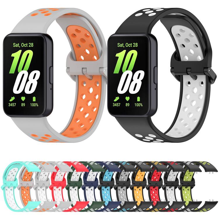 xDfind Two Color Silicone Breathable Watch Band