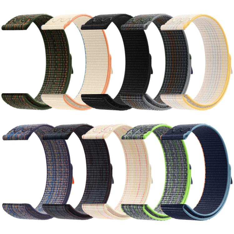 xDfind Nylon Hook and Loop Fastener Watch Band