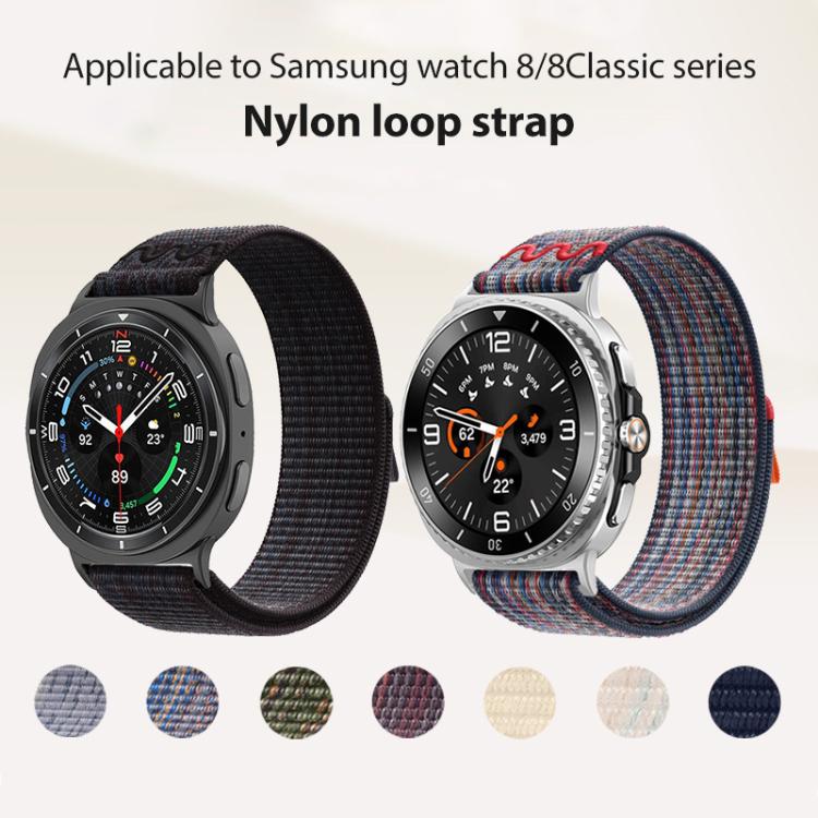 xDfind Nylon Hook and Loop Fastener Watch Band, For Samsung Galaxy Watch8 / 8 Classic