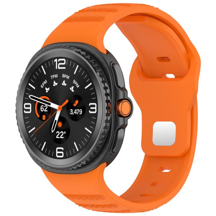 xDfind Round Dots Silver Stud Buckle Silicone Watch Band