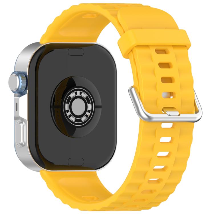 xDfind Silver Buckle Solid Color Silicone Watch Band, For Huawei Watch Fit4 Pro / Fit4 / Fit3