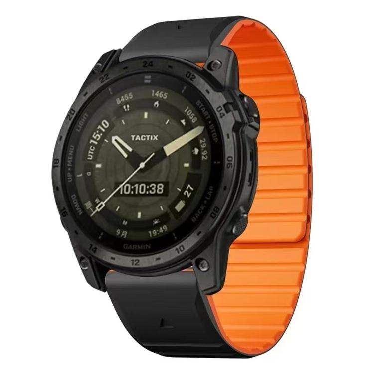 xDfind Two Color Silicone Magnetic Watch Band, For Garmin 22mm