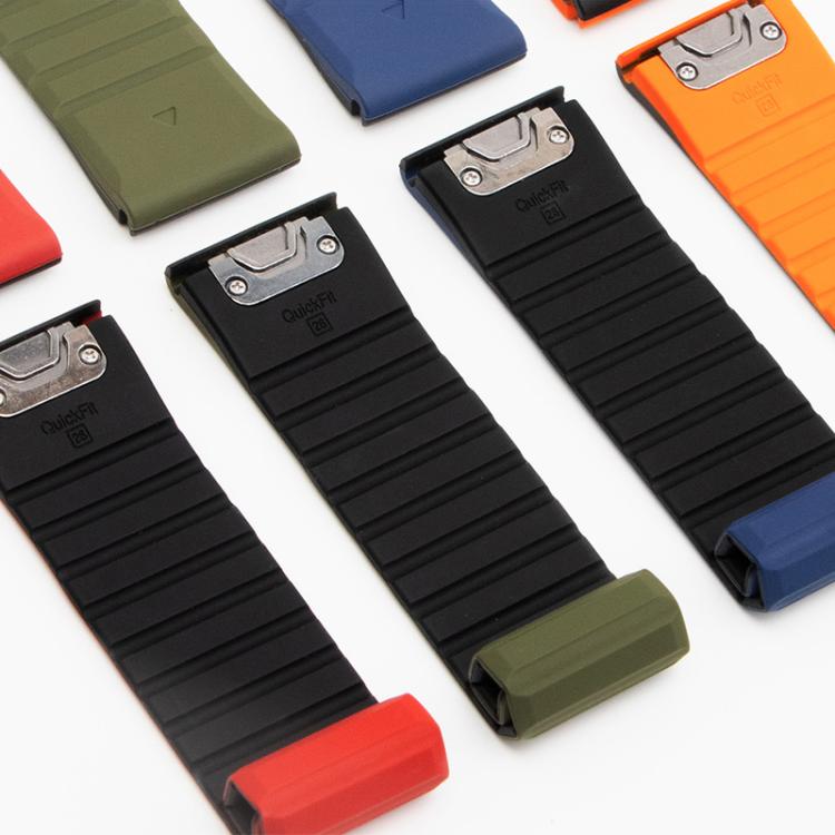 xDfind Two Color Silicone Magnetic Watch Band, For Garmin 22mm