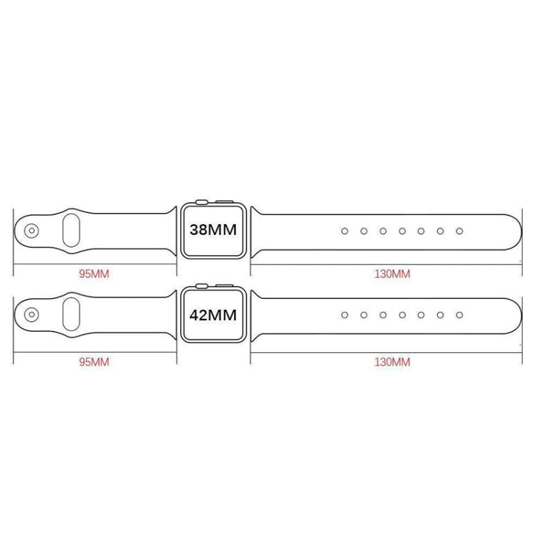 xDfind Rivet Buckle Genuine Leather Watch Band, 22mm