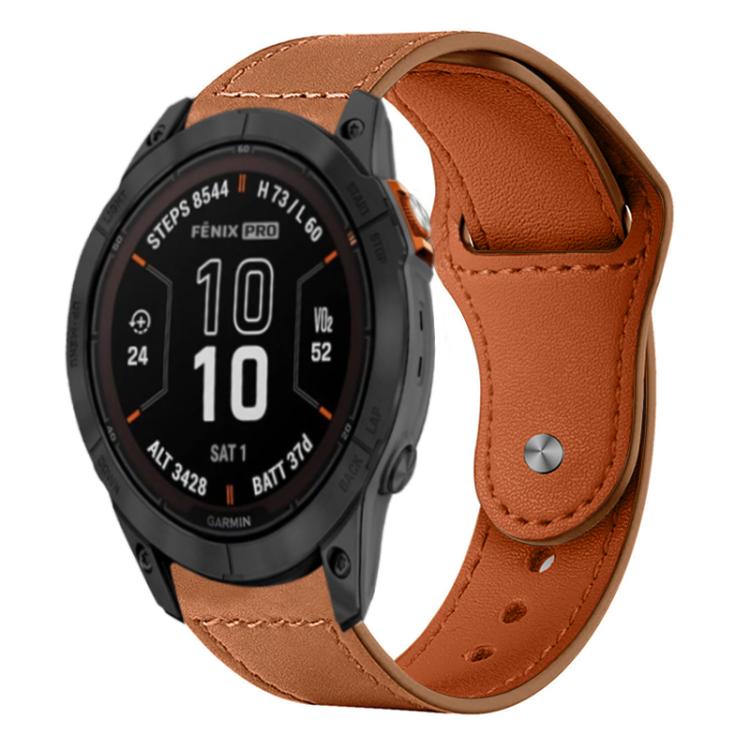xDfind Rivet Buckle Genuine Leather Watch Band