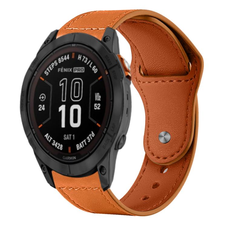 xDfind Rivet Buckle Genuine Leather Watch Band