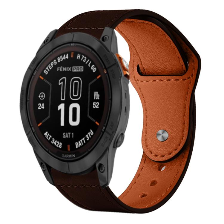 xDfind Rivet Buckle Genuine Leather Watch Band