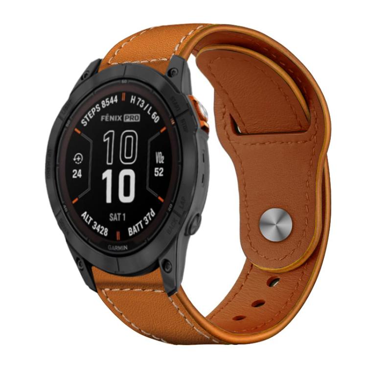 xDfind Rivet Buckle Genuine Leather Watch Band