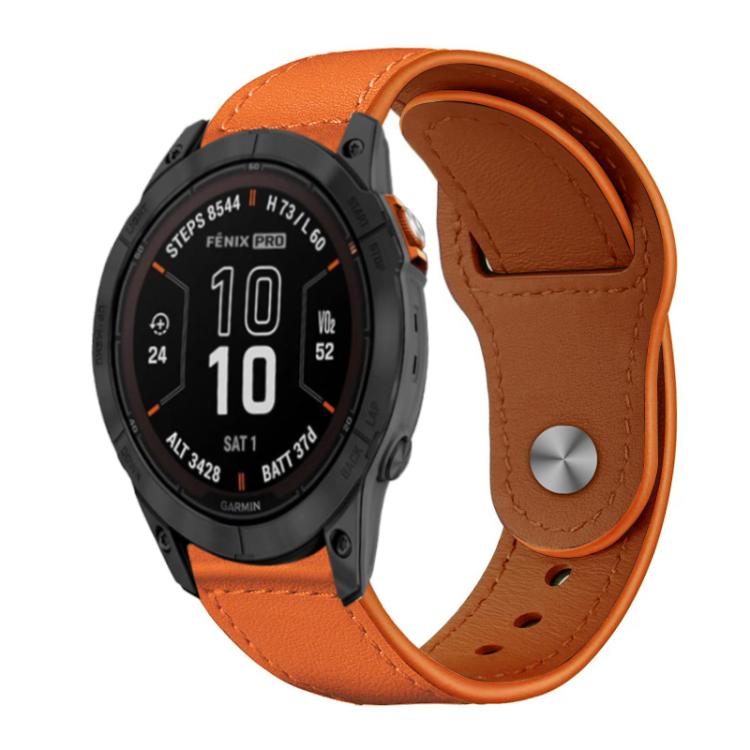 xDfind Rivet Buckle Genuine Leather Watch Band