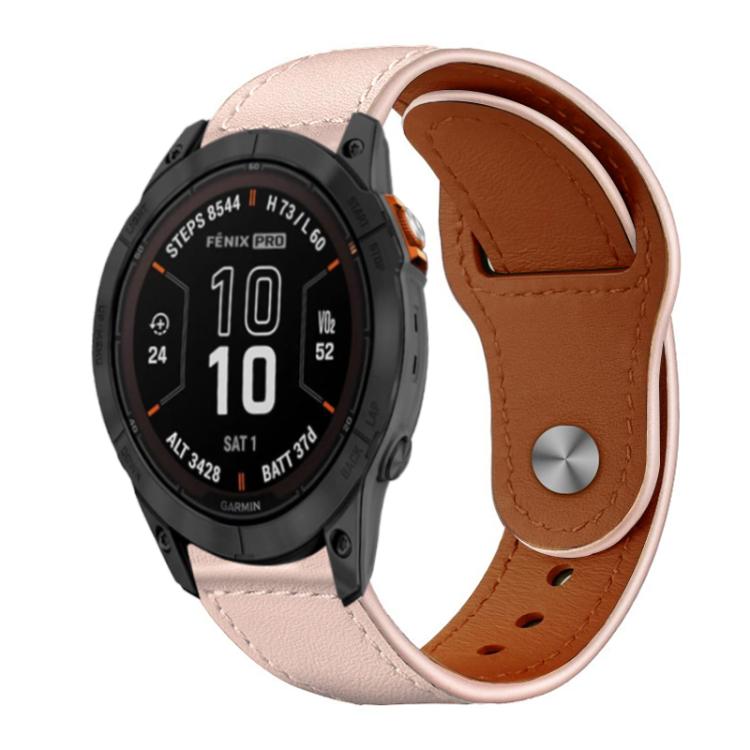 xDfind Rivet Buckle Genuine Leather Watch Band