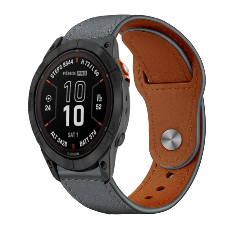 xDfind Rivet Buckle Genuine Leather Watch Band