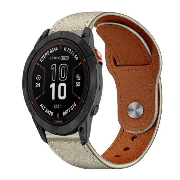 xDfind Rivet Buckle Genuine Leather Watch Band