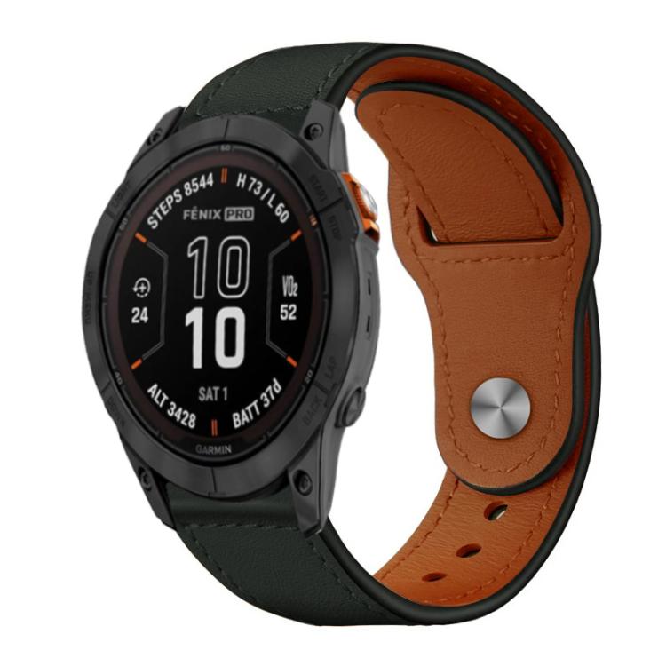 xDfind Rivet Buckle Genuine Leather Watch Band