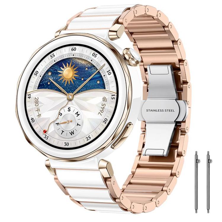 xDfind Ceramic Stainless Steel Watch Band