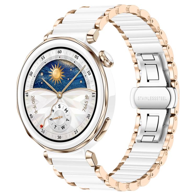 xDfind Ceramic Stainless Steel Watch Band