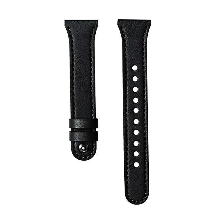 xDfind Double Ring Single Rivet Genuine Leather Watch Band, 22mm