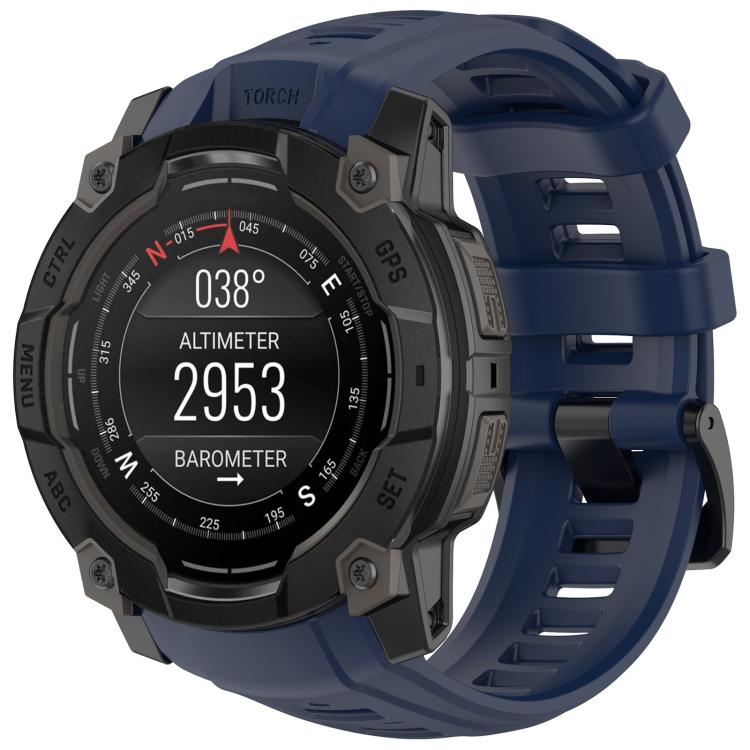 xDfind Quick-release Silicone Watch Band, For Garmin Instinct 3 AMOLED 45mm / Solar 45mm