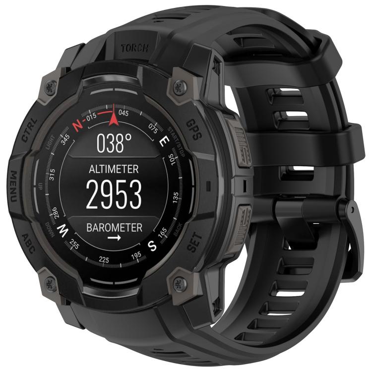 xDfind Quick-release Silicone Watch Band, For Garmin Instinct 3 AMOLED 50mm / Solar 50mm