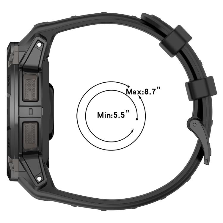 xDfind Quick-release Silicone Watch Band, For Garmin Instinct 3 AMOLED 45mm / Solar 45mm