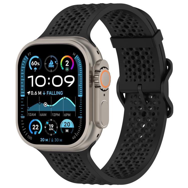 xDfind Breathable Silicone Watch Band, For Apple Watch 42 / 44 / 45 / 46 / 49mm