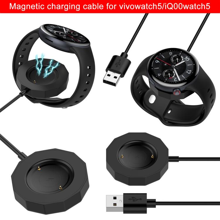 xDfind Smart Watch Magnetic Charging Cable, Length: 1m, For vivo Watch 5 / iQOO Watch 5