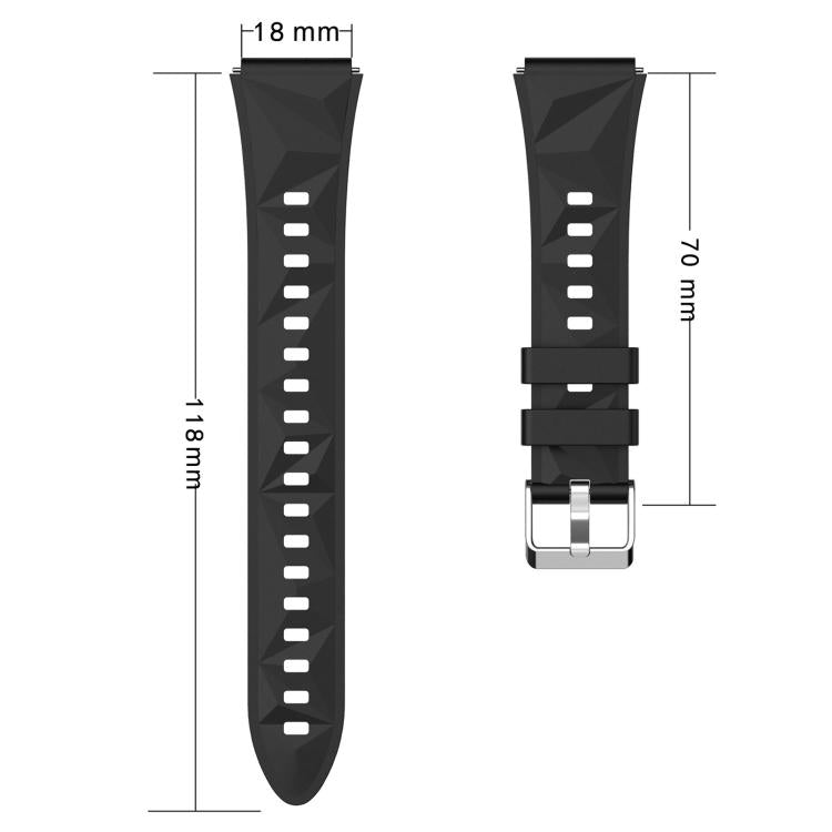 xDfind Ice Crystal Texture Silicone Watch Band