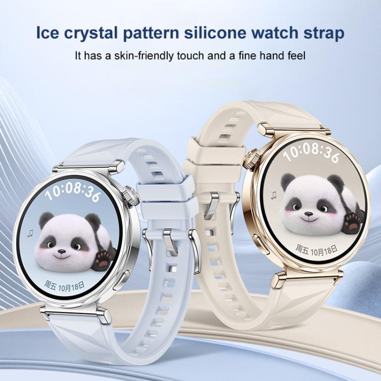xDfind Ice Crystal Texture Silicone Watch Band