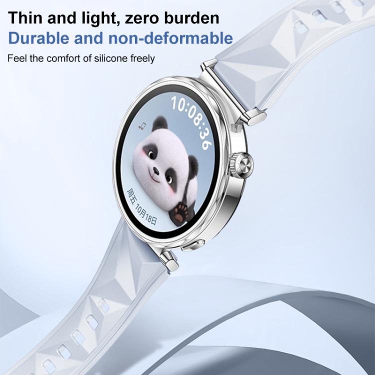 xDfind Ice Crystal Texture Silicone Watch Band