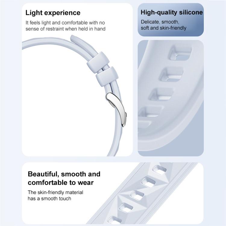 xDfind Ice Crystal Texture Silicone Watch Band, For Huawei Watch GT 5 41mm