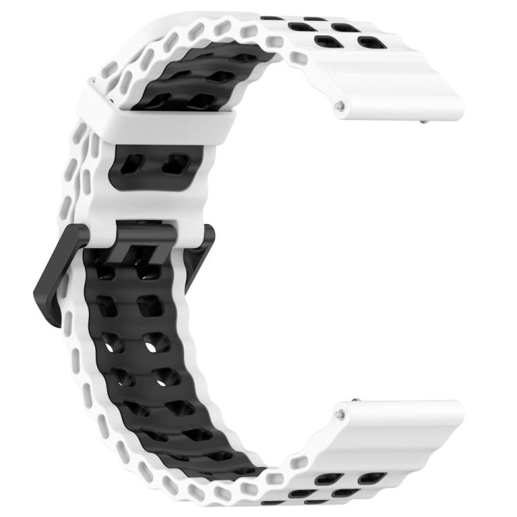 xDfind Ocean Dual Pin Buckle Silicone Watch Band, For Suunto 9 / 7 / Spartan Sport