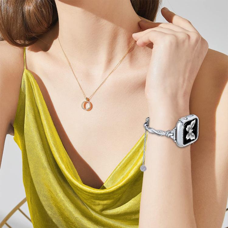 xDfind Twist Bracelet Diamond Metal Watch Band, For Apple Watch 38 / 40 / 41 / S10 42mm