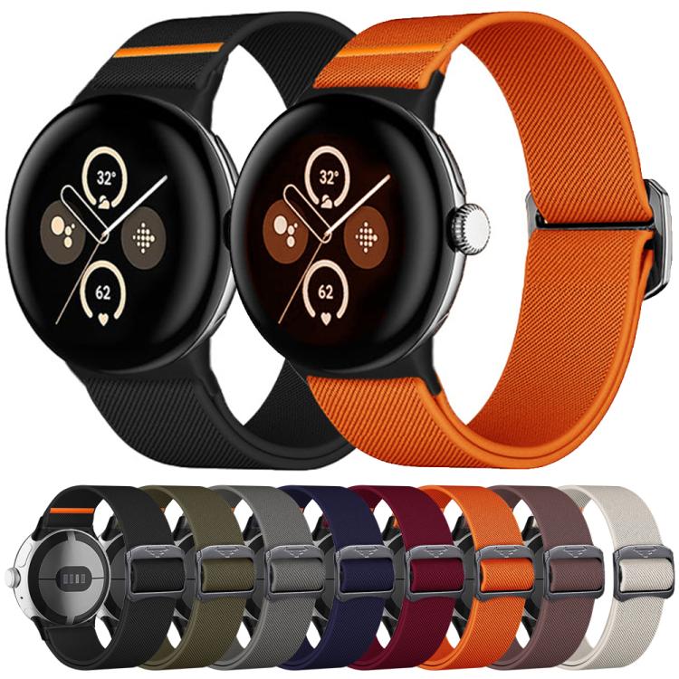 xDfind Elastic Nylon Watch Band, For Google Pixel Watch 5 / 4 / 3 / 2 / 1 41mm