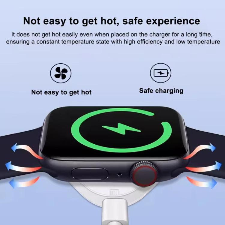 xDfind 8 Pin and Type-C Portable Smart Watch Magnetic Wireless Charger for Apple Watch
