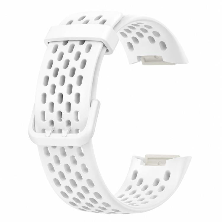 xDfind Hole Style Breathable Silicone Watch Band, For Fitbit Charge 6 / 5