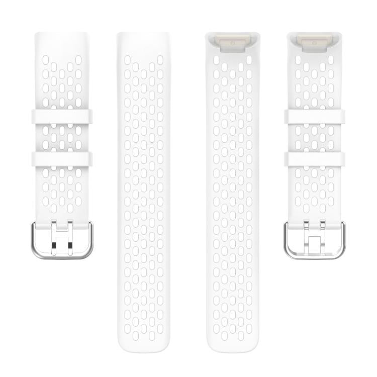 xDfind Hole Style Breathable Silicone Watch Band, For Fitbit Charge 6 / 5