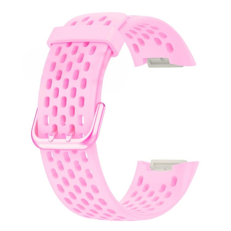 xDfind Hole Style Breathable Silicone Watch Band, For Fitbit Charge 6 / 5