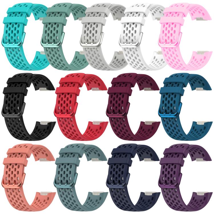 xDfind Hole Style Breathable Silicone Watch Band, For Fitbit Charge 6 / 5