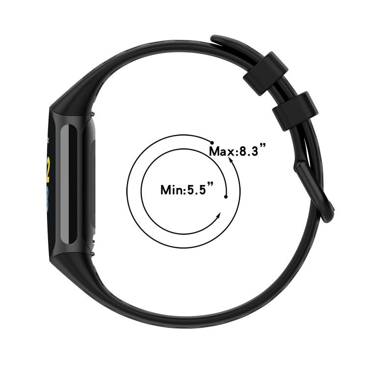 xDfind Hole Style Breathable Silicone Watch Band, For Fitbit Charge 6 / 5