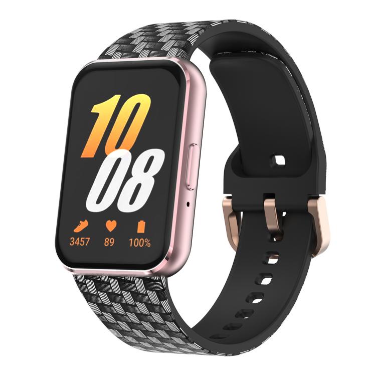 xDfind Gold Buckle Printed Silicone Watch Band