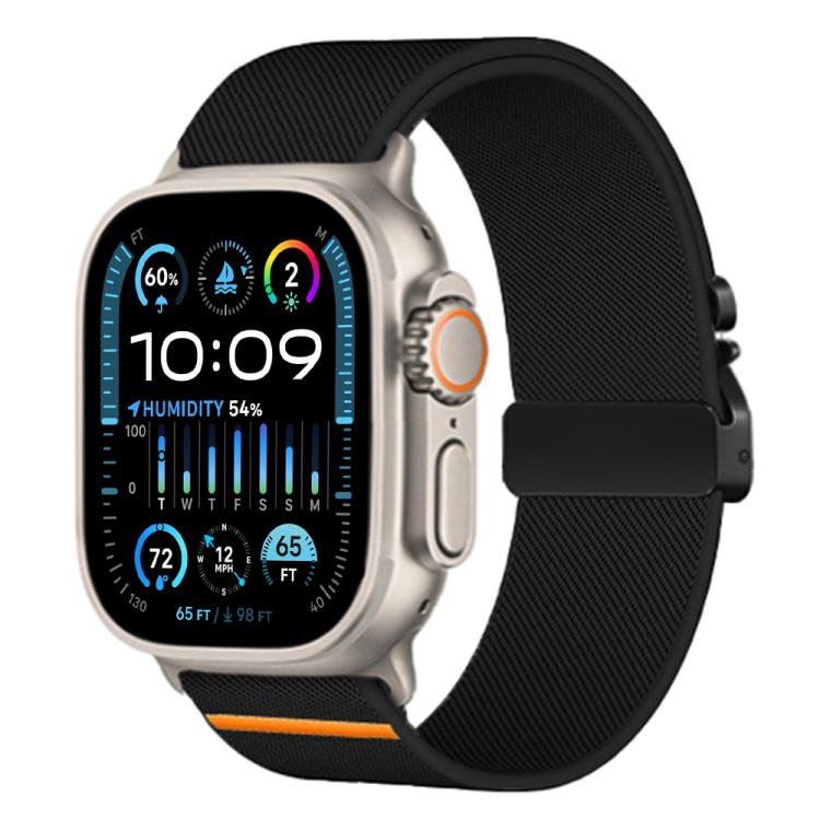xDfind Parachute Buckle Stretch Nylon Watch Band, For Apple Watch 42 / 44 / 45 / 46 / 49mm